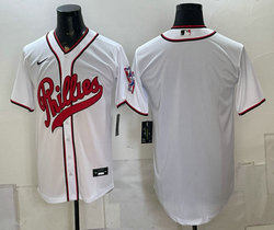 Nike Philadelphia Phillies Blank White no name 2026 Field Of Dreams Stadium Jersey