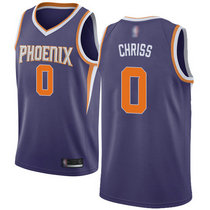 Nike Phoenix Suns #0 Marquese Chriss Purple Game Authentic Stitched NBA jersey