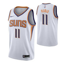 Nike Phoenix Suns #11 Ricky Rubio White Game Authentic Stitched NBA jersey