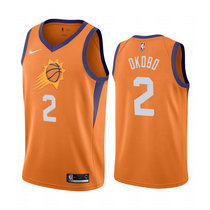 Nike Phoenix Suns #2 Elie Okobo Orange Game Authentic Stitched NBA jersey