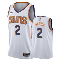Nike Phoenix Suns #2 Elie Okobo White Game Authentic Stitched NBA jersey
