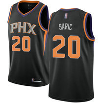 Nike Phoenix Suns #20 Dario Saric Black Game Authentic Stitched NBA jersey
