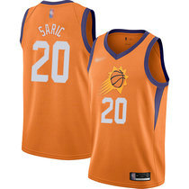 Nike Phoenix Suns #20 Dario Saric Orange Game Authentic Stitched NBA jersey