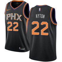 Nike Phoenix Suns #22 DeAndre Ayton Black Game Authentic Stitched NBA jersey