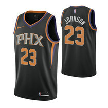 Nike Phoenix Suns #23 Cameron Johnson Black Game Authentic Stitched NBA jersey