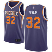 Nike Phoenix Suns #32 Shaquille O'Neal Purple Game Authentic Stitched NBA jersey