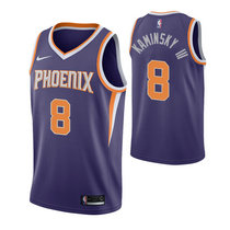 Nike Phoenix Suns #8 Frank Kaminsky Purple Game Authentic Stitched NBA jersey