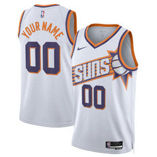 Nike Phoenix Suns Custom 2024 White Stitched NBA Jersey