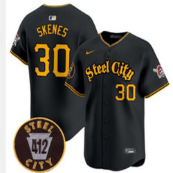 Nike Pittsburgh Pirates #15 Oneil Cruz Black Special Style Authentic Stitched MLB Jersey