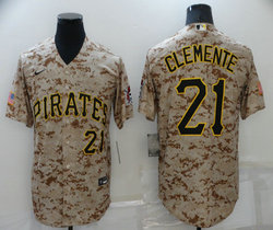 Nike Pittsburgh Pirates #21 Roberto Clemente Camo Game Authentic stitched MLB jersey