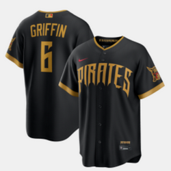 Nike Pittsburgh Pirates #6 Konnor Griffin Black 2026 City Authentic Stitched MLB Jersey