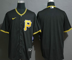 Nike Pittsburgh Pirates #Blank Black Game Authentic Stitched MLB Jersey