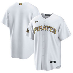 Nike Pittsburgh Pirates Blank White 2022 All Star Authentic Stitched MLB Jersey