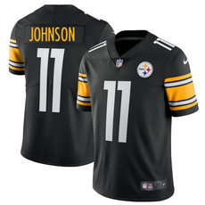 Nike Pittsburgh Steelers #11 Brandon Johnson Black Stitched NFL Jersey