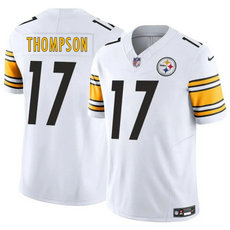 Nike Pittsburgh Steelers #17 Skylar Thompson White Stitched NFL Jersey