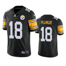 Nike Pittsburgh Steelers #18 John Rhys Plumlee Black Vapor Untouchable Football Stitched Jersey
