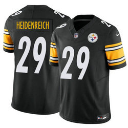 Nike Pittsburgh Steelers #29 Eli Heidenreich Black 2026 Draft Authentic Stitched NFL Jersey