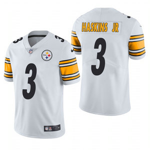 Nike Pittsburgh Steelers #3 Dwayne Haskins Jr. White Vapor Untouchable Authentic Stitched NFL Jersey