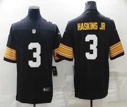 Nike Pittsburgh Steelers #3 Dwayne Haskins Jr Black Vapor Untouchable Authentic Stitched NFL Jersey