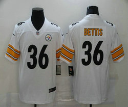Nike Pittsburgh Steelers #36 Jerome Bettis White Vapor Untouchable Authentic Stitched NFL Jersey