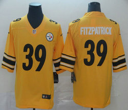 Nike Pittsburgh Steelers #39 Minkah Fitzpatrick Gold Inverted Legend Vapor Untouchable Authentic Stitched NFL jersey