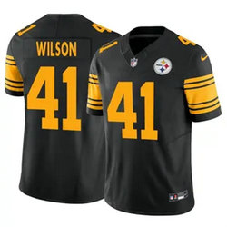 Nike Pittsburgh Steelers #41 Payton Wilson Black Rush NFL Jersey