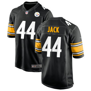 Nike Pittsburgh Steelers #44 Myles Jack Black Vapor Untouchable Authentic Stitched NFL Jersey