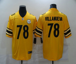 Nike Pittsburgh Steelers #78 Alejandro Villanueva Inverted Legend Authentic Stitched NFL Jersey