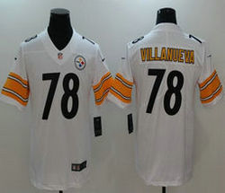 Nike Pittsburgh Steelers #78 Alejandro Villanueva White Vapor Untouchable Authentic stitched NFL jersey