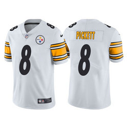 Nike Pittsburgh Steelers #8 Kenny Pickett White Vapor Untouchable Authentic Stitched NFL Jersey