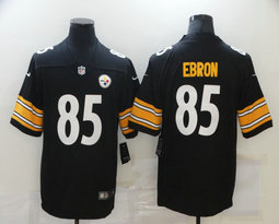 Nike Pittsburgh Steelers #85 Eric Ebron Black Vapor Untouchable Authentic Stitched NFL Jersey