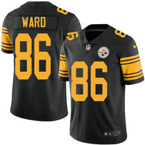 Nike Pittsburgh Steelers #86 Hines Ward Black Rush Limited Authentic Stitched NFL Jersey