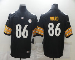 Nike Pittsburgh Steelers #86 Hines Ward Black New Vapor Untouchable Limited Authentic Stitched NFL Jersey