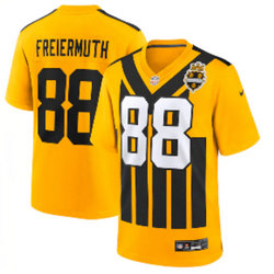 Nike Pittsburgh Steelers #88 Pat Freiermuth Gold 1933 Throwback Stitched NFL Jersey