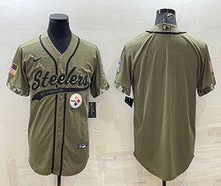 Nike Pittsburgh Steelers Blank 2022 Salute To Service Joint baseball jersey
