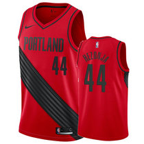 Nike Portland Trail Blazers #44 Mario Hezonja Red Game Authentic Stitched NBA Jersey