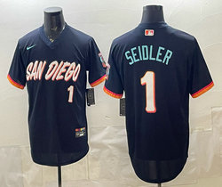 Nike San Diego Padres #1 Peter Seidler Pullover 2026 City MLB Jersey