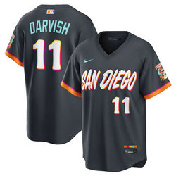 Nike San Diego Padres #11 Yu Darvish Obsidian 2026 City MLB Jersey