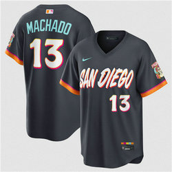Nike San Diego Padres #13 Manny Machado Obsidian 2026 City MLB Jersey
