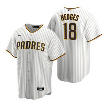 Nike San Diego Padres #18 Austin Hedges White Game Authentic Stitched MLB Jersey