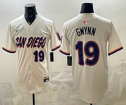Nike San Diego Padres #19 Tony Gwynn Cream 2026 City MLB Jersey