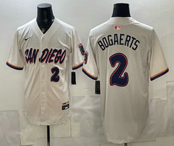 Nike San Diego Padres #2 Xander Bogaerts Cream 2026 City MLB Jersey