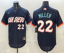 Nike San Diego Padres #22 Mason Miller Obsidian 2026 City MLB Jersey