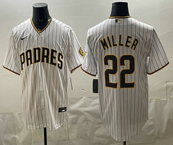 Nike San Diego Padres #22 Mason Miller White MLB Jersey