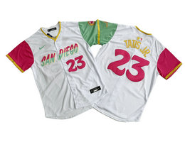 Nike San Diego Padres #23 Fernando Tatis Jr. White City Limited Authentic Stitched MLB Jersey