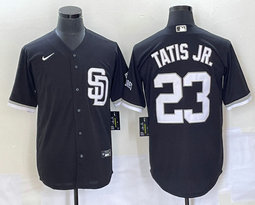 Nike San Diego Padres #23 Fernando Tatis Jr Black Joint Vapor Untouchable baseball jersey