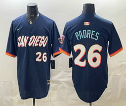 Nike San Diego Padres #26 Padres 2026 City Button MLB Jersey