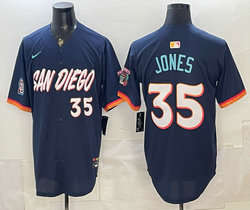 Nike San Diego Padres #35 Randy Jones Button 2026 City MLB Jersey