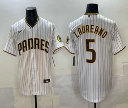 Nike San Diego Padres #5 Ramon Laureano White Jersey