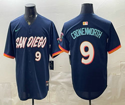 Nike San Diego Padres #9 Jake Cronenworth Button 2026 City MLB Jersey